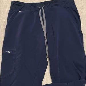 Figs navy blue Zamora jogger scrub pants